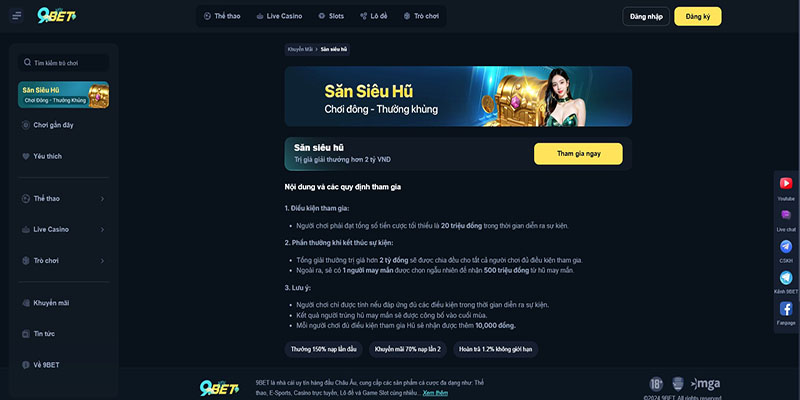 Khuyến Mãi 9bet