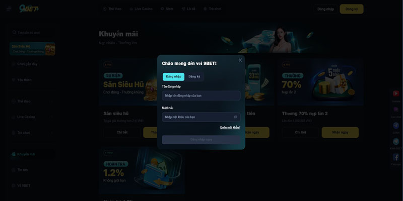 Khuyến Mãi 9bet