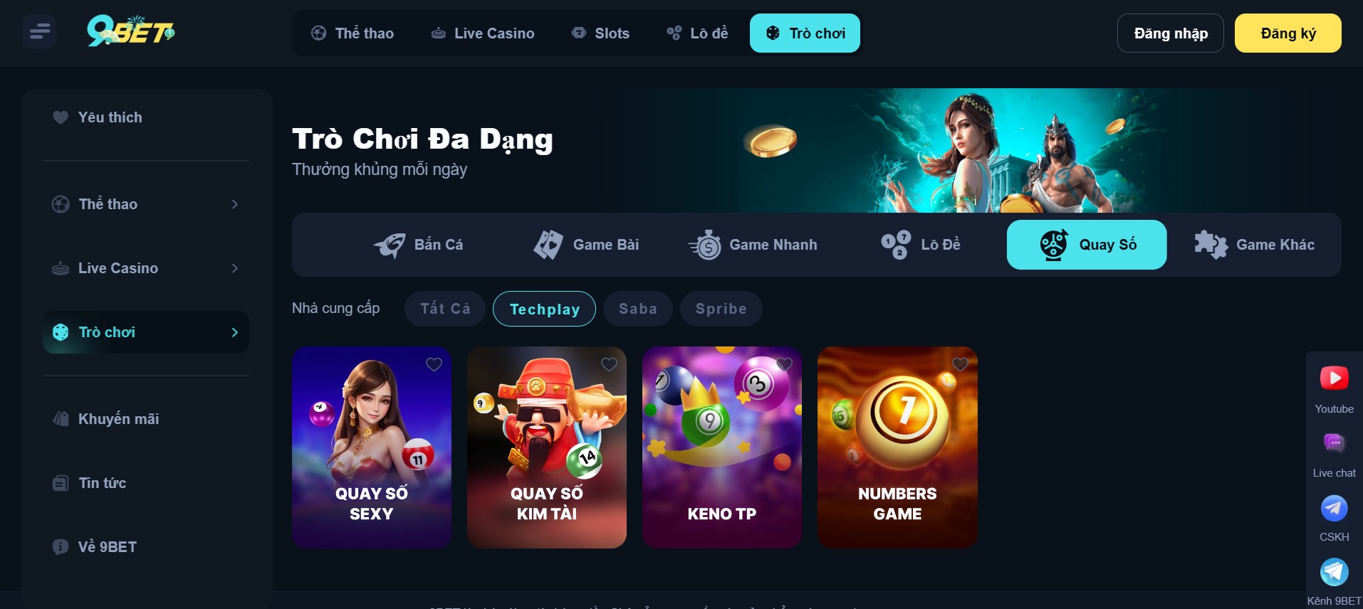 Quay Số 9Bet