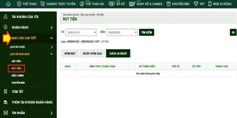 Rút Tiền 9Bet